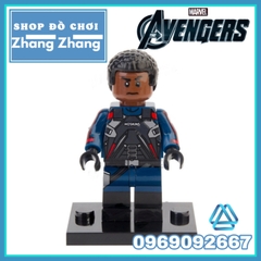 Xếp hình Winter Soldier - Agent 13 - Baron Zemo - US Agent - Batroc - Falcon Battlestar Lego Minifigures Xinh X0313