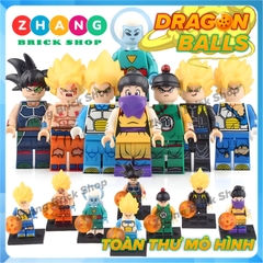 Xếp hình Dragon Ball Chi-Chi - Grand Priest Gotenks Xeno Goku Tien Shinhan Bardock Vegeta Lego Minifigures Koruit KT1011