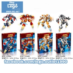 Xếp hình Lego Ironman Hulkbuster Lepin 03088