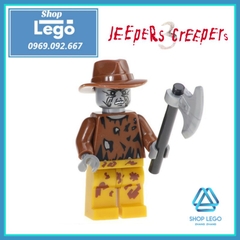 Xếp hình tên sát nhân Creeper's trong phim kinh dị Jeepers Creepers Lego Minifigures Kopf KF210