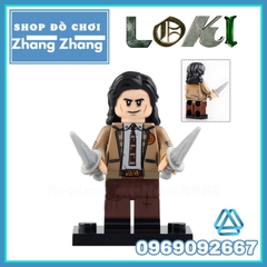 Đồ chơi xếp hình Lady Loki Tva gồm Mobius - Renslayer - Sylvie - He Who Remains Minifigures Xinh X0318