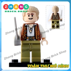Xếp hình Cướp biển vùng Caribe Jack Sparrow - Carina - Salazar - Henry Lego Minifigures Pogo PG8048
