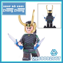 Xếp hình tuyển tập Loki Avengers trong TVA và Ragnarok mới nhất 2021 Lego Minifigures WM6118