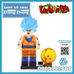 Xếp hình 7 viên ngọc rồng Dragon Ball Lego Minifigures Kopf KF6045