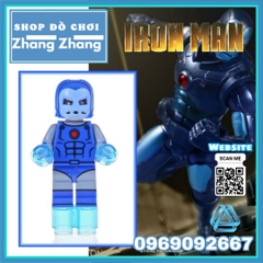 Xếp hình Người sắt Iron Man Stealth Armor Lego Minifigures Kopf KF1145