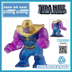 Xếp hình Thanos Crystal trong suốt Avengers Infinity War Vũ trụ Marvel Lego Minifigures Xinh EG127