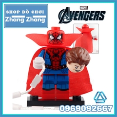 Đồ chơi xếp hình Bucky Scarlet Witch Vision Gamora Captain Falcon Loki Star-Lord Minifigures POGO PG8298