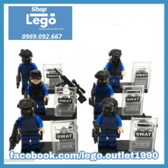 Xếp hình Biệt đội phản ứng nhanh SWAT 🇺🇸 Lego Minifigures Kazi Ky98507