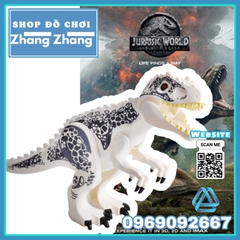 [29cm] Xếp hình Khủng long bạo chúa Indominus rex trong Công viên kỷ Jura - Jurassic Park Lego Minifigures Lele L033