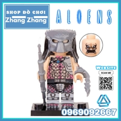 Xếp hình Predator vs Alien Cuộc chiến dưới chân tháp cổ mới nhất 2020 Lego Minifigures POGO PG8254