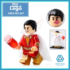 Xếp hình Shazam Freddy Freeman Black Adam PedroPeña Eugene Choi Mary Marvel Darla Dudley DC Lego Minifigures Xinh X0247