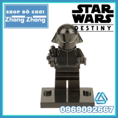 Xếp hình Star Wars Rey - Poe Dameron - Tasu Leech - Chewbacca - Han Solo - Finn Lego Minifigures Xinh X0104