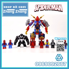 Xếp hình Lego Tuyển tập Spiderman đại chiến Venom Lego Minifigures SY1183