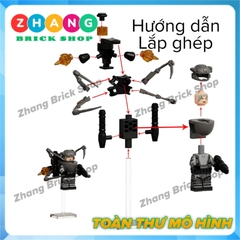 Mô hình nhân vật Skibidi Toilet Female Mutant KDL838 K2249 Zhang Brick Shop