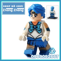 Xếp hình Thủy thủ mặt trăng Sailor Moon xinh đẹp cùng Tuxedo mặt nạ Chiba Mamoru Lego Minifigures WM6035