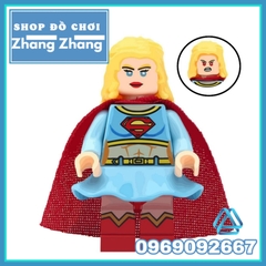 Xếp hình Falcon Overgirl Captain American AnimalMan Batman Ninja Robin Supergirl Lego Minifigures Xinh Koruit WM6033