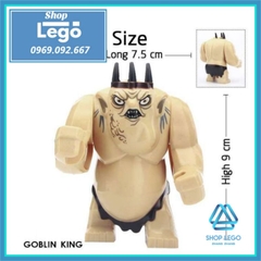 Xếp hình Vua của tộc yêu tinh The Goblin King trong The Lord of the Rings Lego Minifigures MG1016