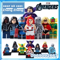 Xếp hình Ms Marvel Iron Man Vision Luke Cage Red Widow Black Tom Cassidy Jessica Jones Whiplash Lego Xinh X0173