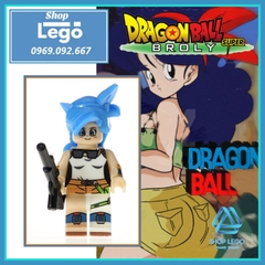 Xếp hình Lauch không cuồng nộ siêu đáng yêu trong Dragon ball Lego Minifigures Kopf KF2019