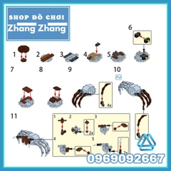 Đồ chơi xếp hình Nhện tinh Aragog trong Harry Potter mô hình Minifigures Lele L157