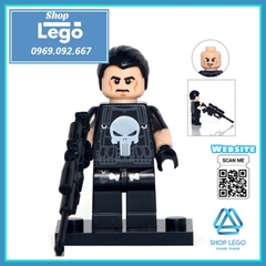 Xếp hình Iron Fist Punisher Jesse Quick Poison Ivy Nefaria Ghost Maker Captain Britain Lego Minifigures POGO PG8060