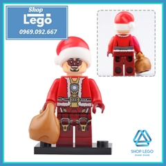 Xếp hình Giáng sinh Siêu anh hùng Marvel - X-men - Deadpool Merry Christmas 2019 Lego Minifigures Xinh X0222