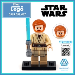 Xếp hình Star Wars Han Solo Palpatine Chirrut Imwe Obi-Wan Kenobi Darth Malgus Krennic Leia Lego Minifigures Pogo PG8024