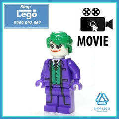 Xếp hình Joker cùng penguin - Scarecrow - Agent 13 - Toyman - Al Pacino Lego Minifigures POGO PG8144
