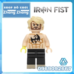 Đồ chơi Xếp hình Thiết quyền Iron Fist Danny Rand Siêu anh hùng Marvel Minifigures WM217