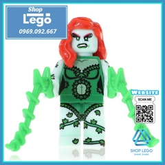 Xếp hình Iron Fist Punisher Jesse Quick Poison Ivy Nefaria Ghost Maker Captain Britain Lego Minifigures POGO PG8060