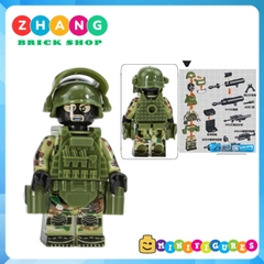 Đồ chơi Xếp hình Lực lượng đặc nhiệm Spetsnaz Alpha Nga tinh nhuệ giỏi nhất thế giới Lego Minifigures Tbstoy Tbs41-46