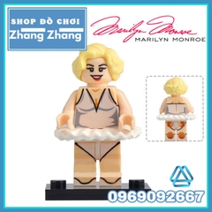 Đồ chơi xếp hình Nữ minh tinh màn ảnh Marilyn Monroe Mô hình Minifigures MG0116