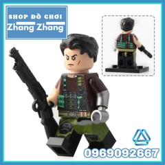 Xếp hình Peter - Deadpool - Cable - Domino siêu anh hùng Marvel Lego Minifigures WM6034