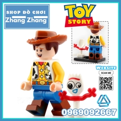 Xếp hình Toys Story Buzz Lightyear Woody Jessie Alien Bunny Bo Peep Gabby Duke Caboom Lego Minifigures Wm6060