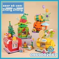 Đồ chơi xếp hình Tiệm trà chanh Lemon Juice gồm 300 hình Mô hình Minifigures Shenyang SY5216
