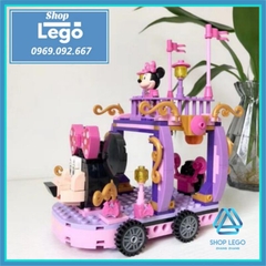 Xếp hình Xe diễu hành Minnie Mouse trong phim hoạt hình chuột Micky Lego Minifigures PRCK 69654