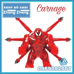 Đồ chơi xếp hình mô hình Absolute Carnage kẻ thù của Venom Bigfigures Kopf KF1516