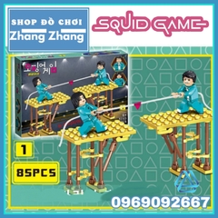 Đồ chơi xếp hình trò chơi con mực Squid Game Minifigures 82323