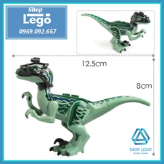 [12-13cm] Xếp hình Mô hình khủng long Dinosaur Công viên kỷ Jura Jurassic Park Lego Minifigures Xinh X0243