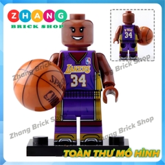 Xếp hình Kobe Bryant - Michael Jordan - LeBron James tặng kèm bóng rổ NBA Lego Minifigures Koruit KT1021