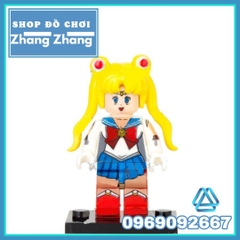 Xếp hình Sailor Moon Thủy thủ mặt trăng Tuxedo Lego Minifigures POGO PG8156
