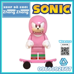 Đồ chơi Xếp hình nhím Sonic tặng kèm ván trượt Minifigures LG1001 - Super Metal Sonic