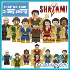 Xếp hình Shazam Billy Batson Mary Thaddeus Sivana Freddy Freeman Darla Dudley Pedro Pena Lego Minifigures Koruit Wm6058