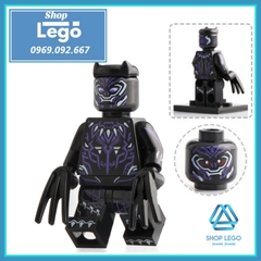 Xếp hình Black Panther TChalla WKabi Wakanda Killmonger Shuri báo đen Lego Minifigures Xinh X0191