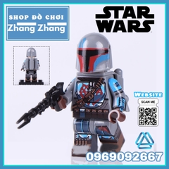 Xếp hình Star Wars The Mandalorian Mới nhất 2020 chiến tranh giữa các vì sao Lego Minifigures WM6092