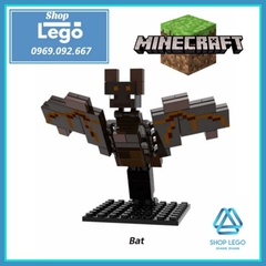 Xếp hình Minecraft Mooshroom - Slimes - Bat - Pillager - Snow Golem - Ravager - Guardian Lego Minifigures Xinh X0298