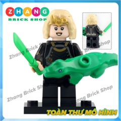 Đồ chơi xếp hình Bucky Scarlet Witch Vision Gamora Captain Falcon Loki Star-Lord Minifigures POGO PG8298