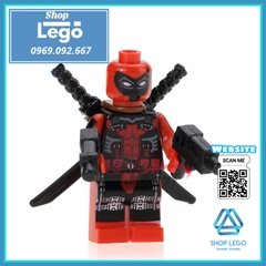 Xếp hình Whiplash - Spider-Girl - Tarantula - Paladin - Ultimate Deadpool Siêu anh hùng Lego Minifigures POGO PG8057