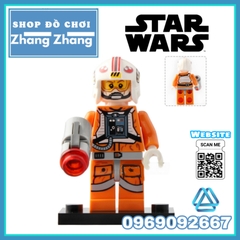Xếp hình Rey - Luke Skywalker - Sabine - Ahsoka Tano - Kit Fisto - Jag - Snowtrooper Lego Minifigures Lele C023 030