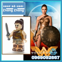 Xếp hình Wonder Woman - Joker - Haley Quinn - Thanos - Captain America Lego Minifigures WM6014